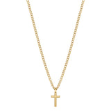 Necklace And Gold Finishes With Cross Shaped Pendant. | Bik30Xl