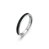 Ring And Black Cubic Zirconia. | Bik37C