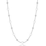 Choker Necklace With Spheres And Shell Pearls. | Bpc48
