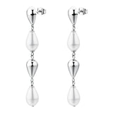 Drop Earrings With Shell Pearls. | Bpc76