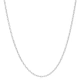925  Rhodium-Plated Sterling Silver Composable Choker Necklace Base.|Fzb01