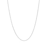 925  Rhodium-Plated Sterling Silver Composable Choker Necklace Base.|Fzb03