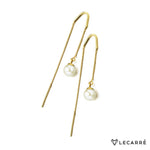 Lecarre 18 ct Gold Gold and pearl earrings  GB016OA.00 Highcove