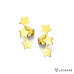 Lecarre 18 ct Gold Triple gold earrings  GB018OA.00 Highcove