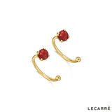 Lecarre 18 ct Gold EAR CUFF O.A. And Rubi.  GB019RU.00 Highcove