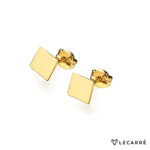 Lecarre 18 ct Gold Square earring O.A.  GB025OA.00 Highcove