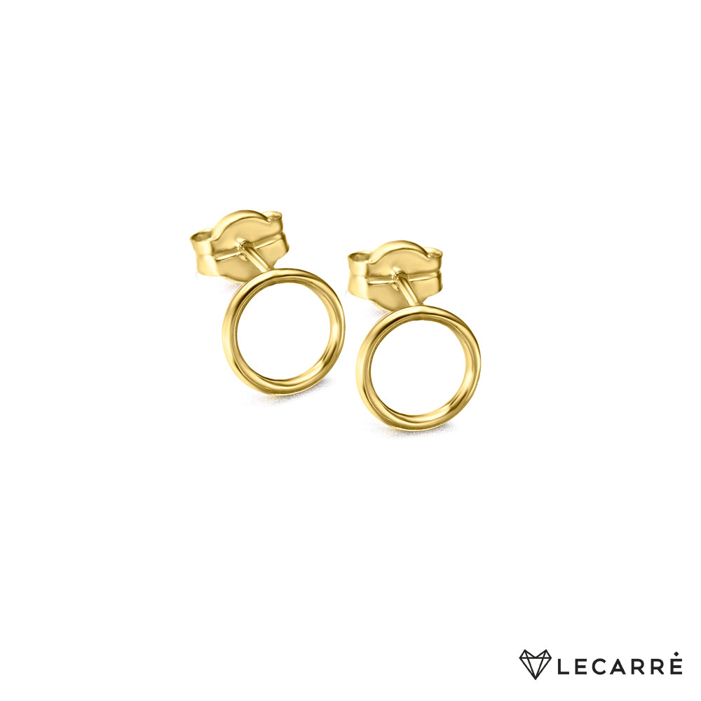 Lecarre 18 ct Gold Earring circle O.A.  GB042OA.00 Highcove