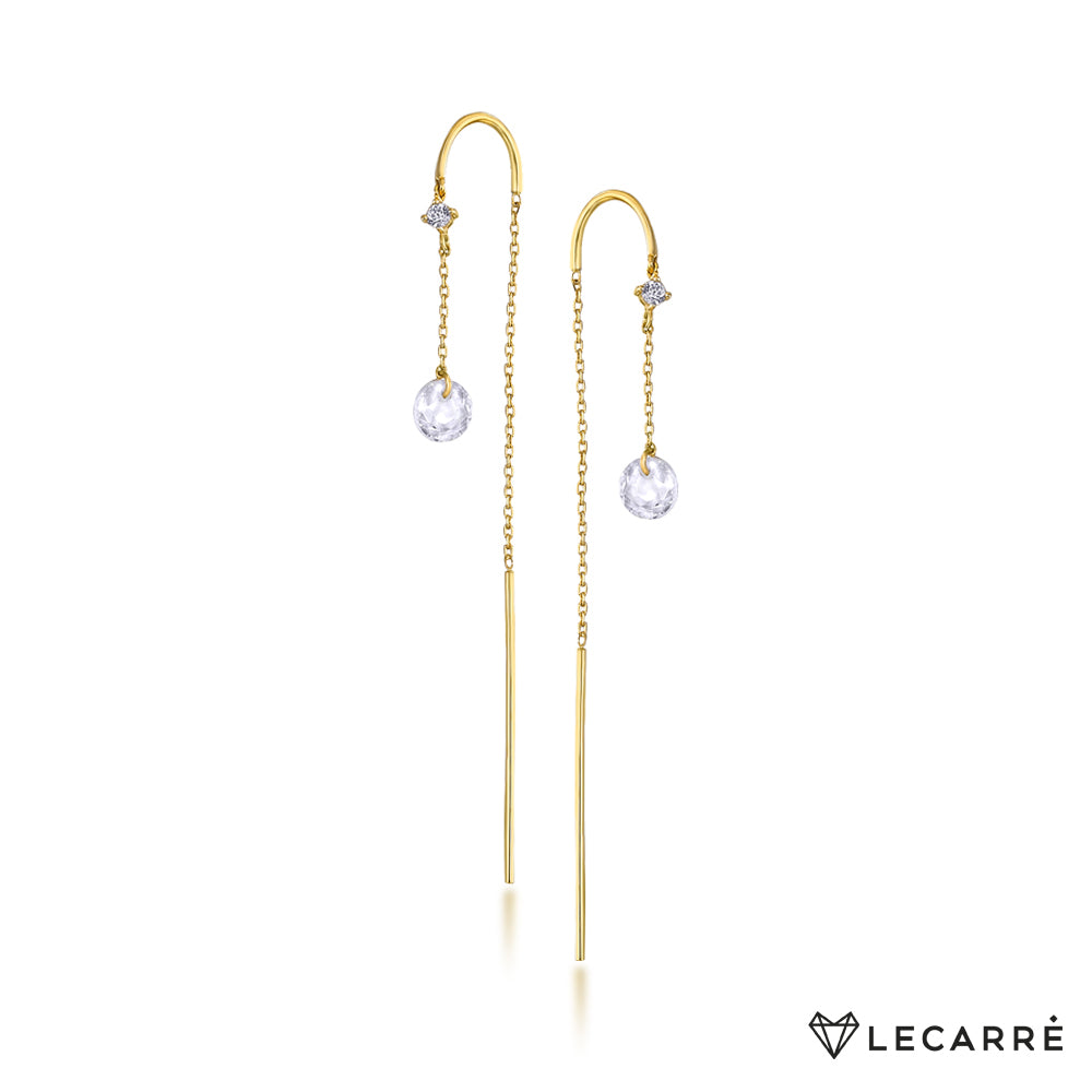 Lecarre 18 ct Gold Pend. O.A. And Topacios.  GB057OA.00 Highcove