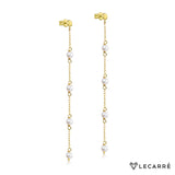 Lecarre 18 Ct. Gold & Diamond Earrings