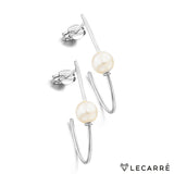Lecarre 18 Ct. Gold & Diamond Earrings