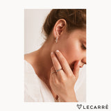 Lecarre 18 Ct. Gold & Diamond Earrings