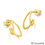 Lecarre 18 ct Gold Double yellow hoop  GB101OA.00 Highcove
