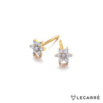 Lecarre 18 ct Gold Pend. Rosette O.A. And bril 0.084 ct  GB128OA.00 Highcove