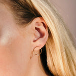 LECARRE CIRCLE EARRINGS O.A. 0.04Q.HSI  GB141OA.00 Highcove