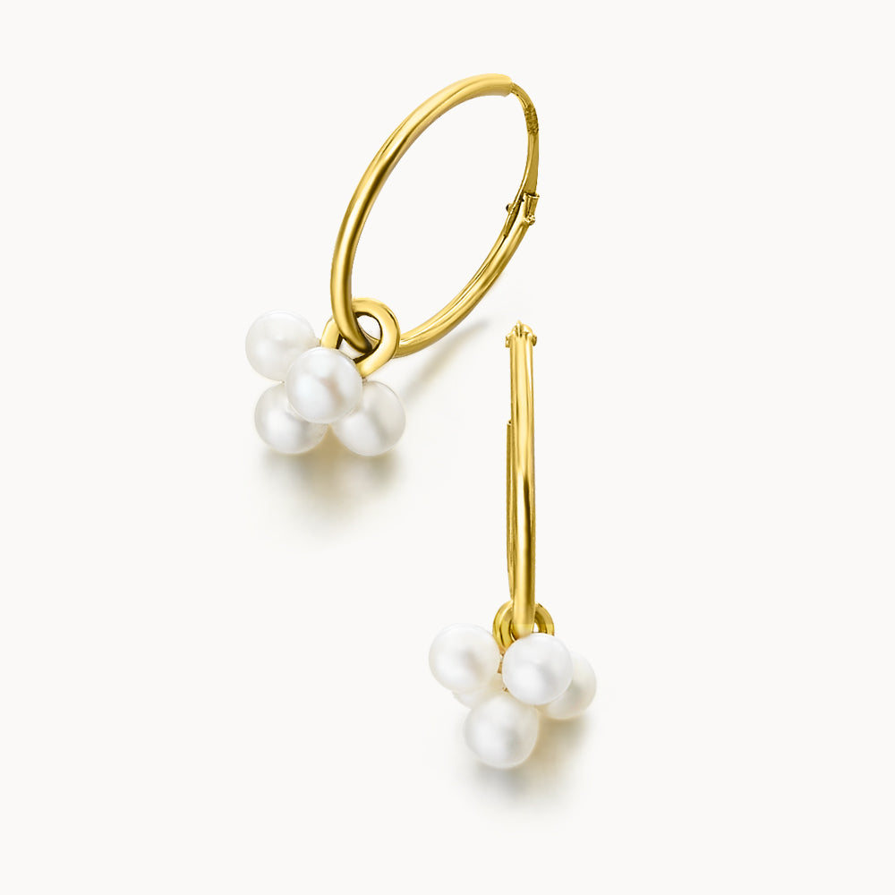 LECARRE OA EARRINGS 12 MM CLUSTER PEARLS  GB149OA.00 Highcove