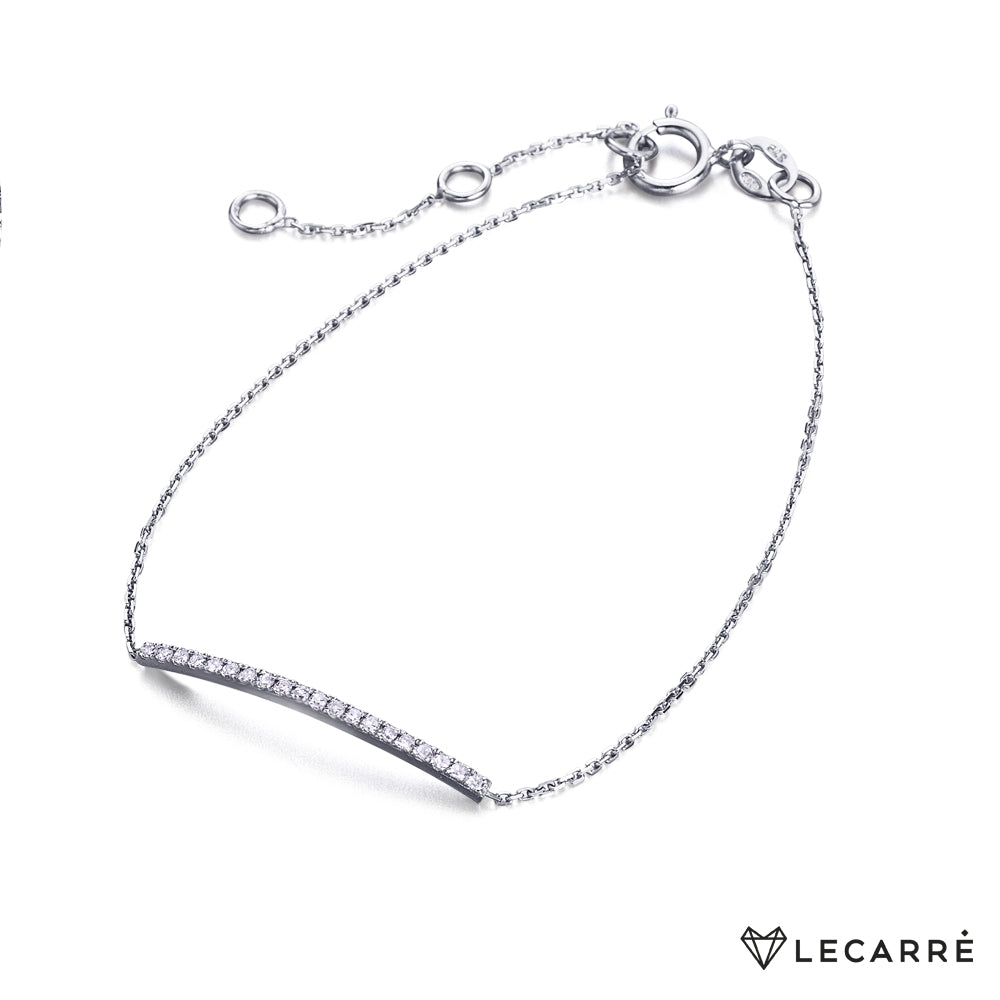 Lecarre 18 ct Gold O.B bracelet Diamond bar  GC003OB.00 Highcove