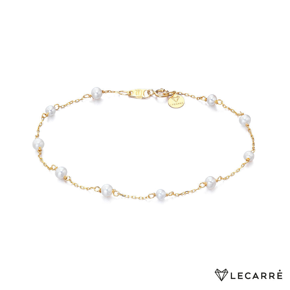 Lecarre 18 ct Gold Pulses Yellow gold and pearls  GC018OA.00 Highcove
