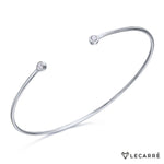 Lecarre 18 ct Gold Rigid Bracelet O.b Brill. 0.10 Q.  GC019OB.00 Highcove