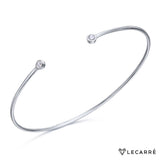 Lecarre 18 ct Gold Rigid Bracelet O.b Brill. 0.10 Q.  GC019OB.00 Highcove