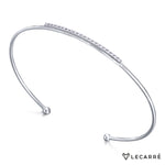 Lecarre 18 ct Gold Rigid Bracelet O.b Brill. 0.105.  GC020OB.00 Highcove