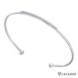 Lecarre 18 ct Gold Rigid Bracelet O.b Brill. 0.105.  GC020OB.00 Highcove