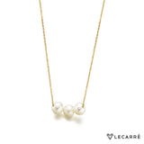 Lecarre 18 ct Gold Gold choker and 3 pearls  GD022OA.00 Highcove