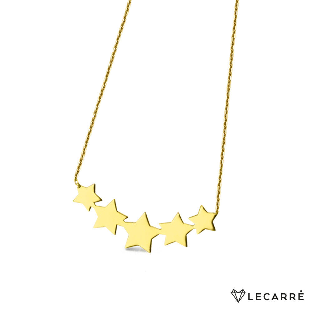 Lecarre 18 ct Gold Choker Gold Stars  GD023OA.00 Highcove