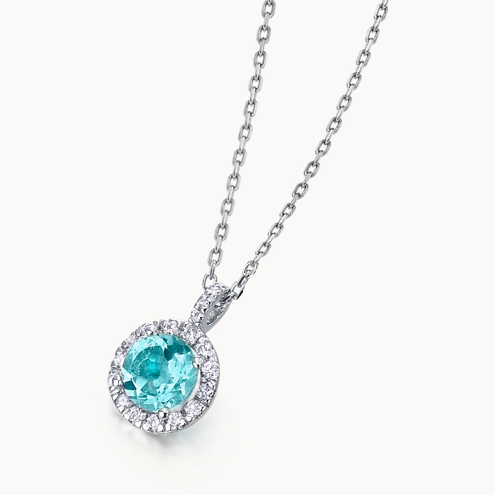 LECARRE GARG. O.B. BLUE TOPAZ AND BRILL. 0.096Q  GD114OB.00 Highcove