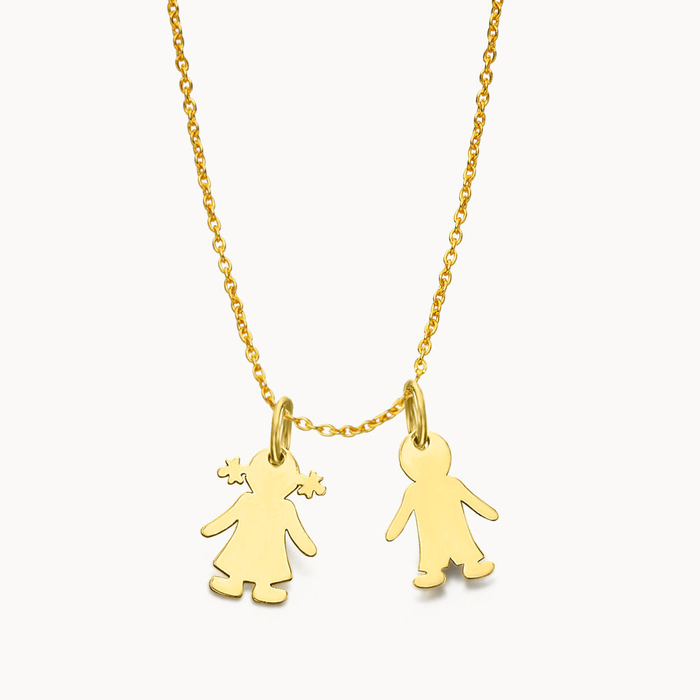 Lecarre 18 ct Gold Choker O.A. - 2 Child / As  GD120OA.2L Highcove