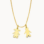 Lecarre 18 ct Gold Choker O.A. - 2 Child / As  GD120OA.2L Highcove