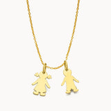 Lecarre 18 ct Gold Choker O.A. - 2 Child / As  GD120OA.2L Highcove