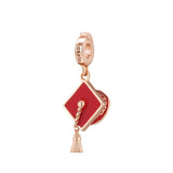 925   Sterling Silver Charm, Red Enamel | Rz133R