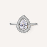 925  Sterling Silver Ring, 61 White Cubic Zirconia | Rzan31C