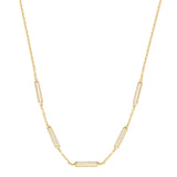 ROSATO BIANCA YELLOW GOLD NECKLACE