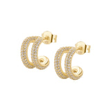 ROSATO BIANCA YELLOW GOLD SINGLE EARRING