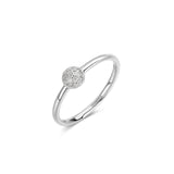 925  Sterling Silver Ring, 18 White Cubic Zirconia | Rzbi79C