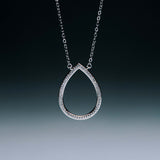 925  Sterling Silver Short Necklace, 107 White Cubic Zirconia | Rzso05