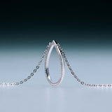 925  Sterling Silver Short Necklace, 107 White Cubic Zirconia | Rzso05