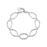 925  Sterling Silver Soft Bracelet, 52 White Cubic Zirconia | Rzso11
