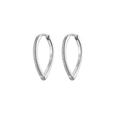 925  Sterling Silver Earrings, 76 White Cubic Zirconia | Rzso27
