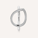 925  Sterling Silver Ring, 47 White Cubic Zirconia | Rzso39C