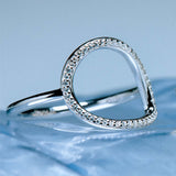 925  Sterling Silver Ring, 47 White Cubic Zirconia | Rzso39C