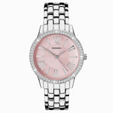 Sekonda Charlotte Ladies Watch | Silver Case & Alloy Bracelet with Pink Dial | 40477