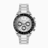 Sekonda Circuit Chronograph Men’s Watch | Silver Alloy Case & Stainless Steel Bracelet with Silver Dial | 30201