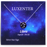 Luxenter Libra Sterling Silver Pendant | 